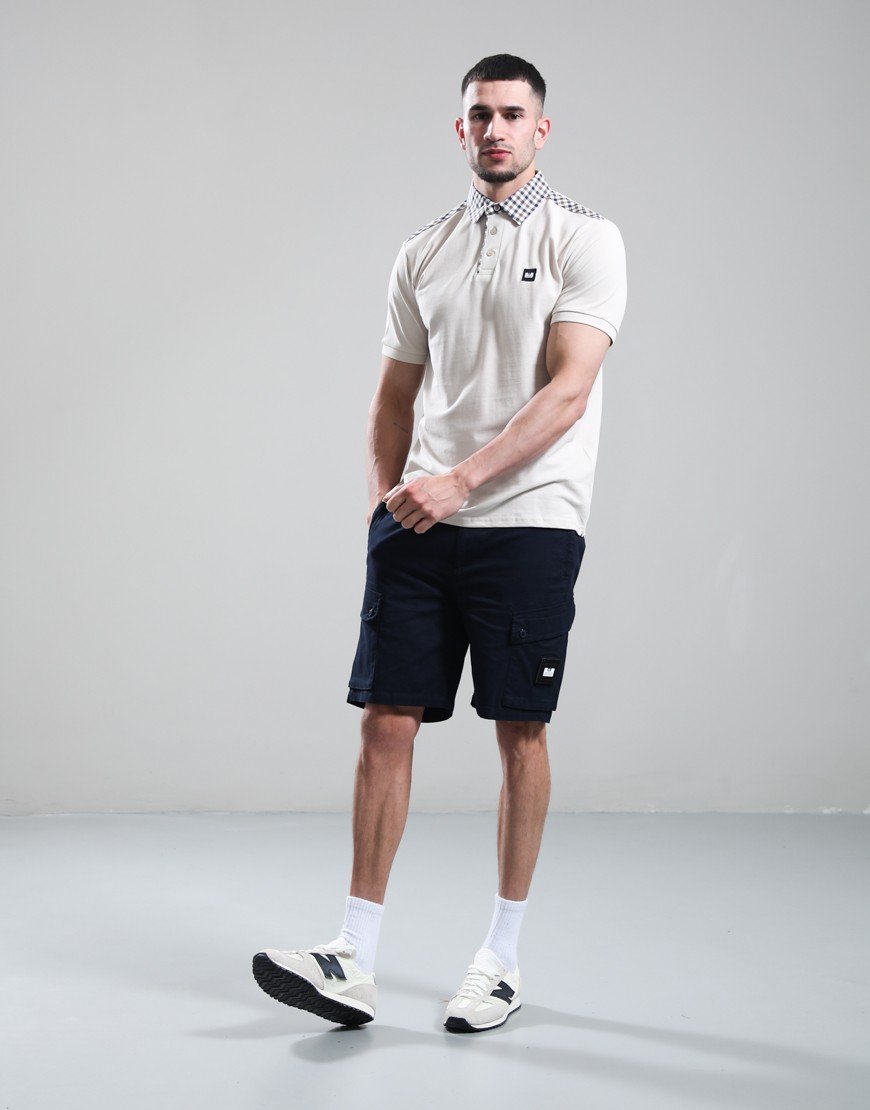 Weekend Offender Costa Polo Shirt Cement