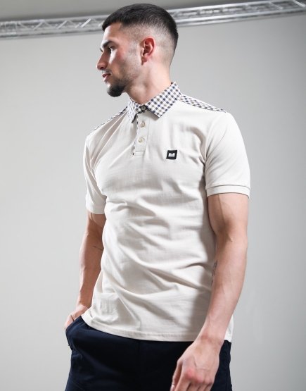 Weekend Offender Costa Polo Shirt Cement