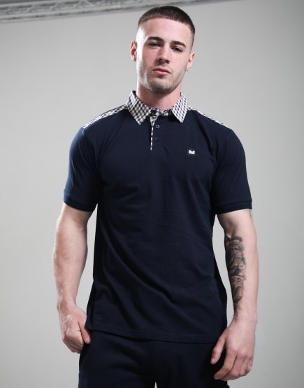Weekend Offender Costa Polo Shirt Navy