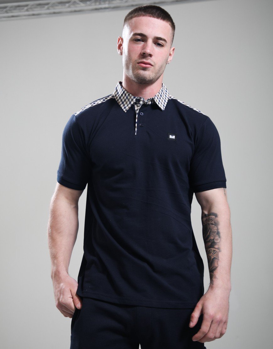Weekend Offender Costa Polo Shirt Navy
