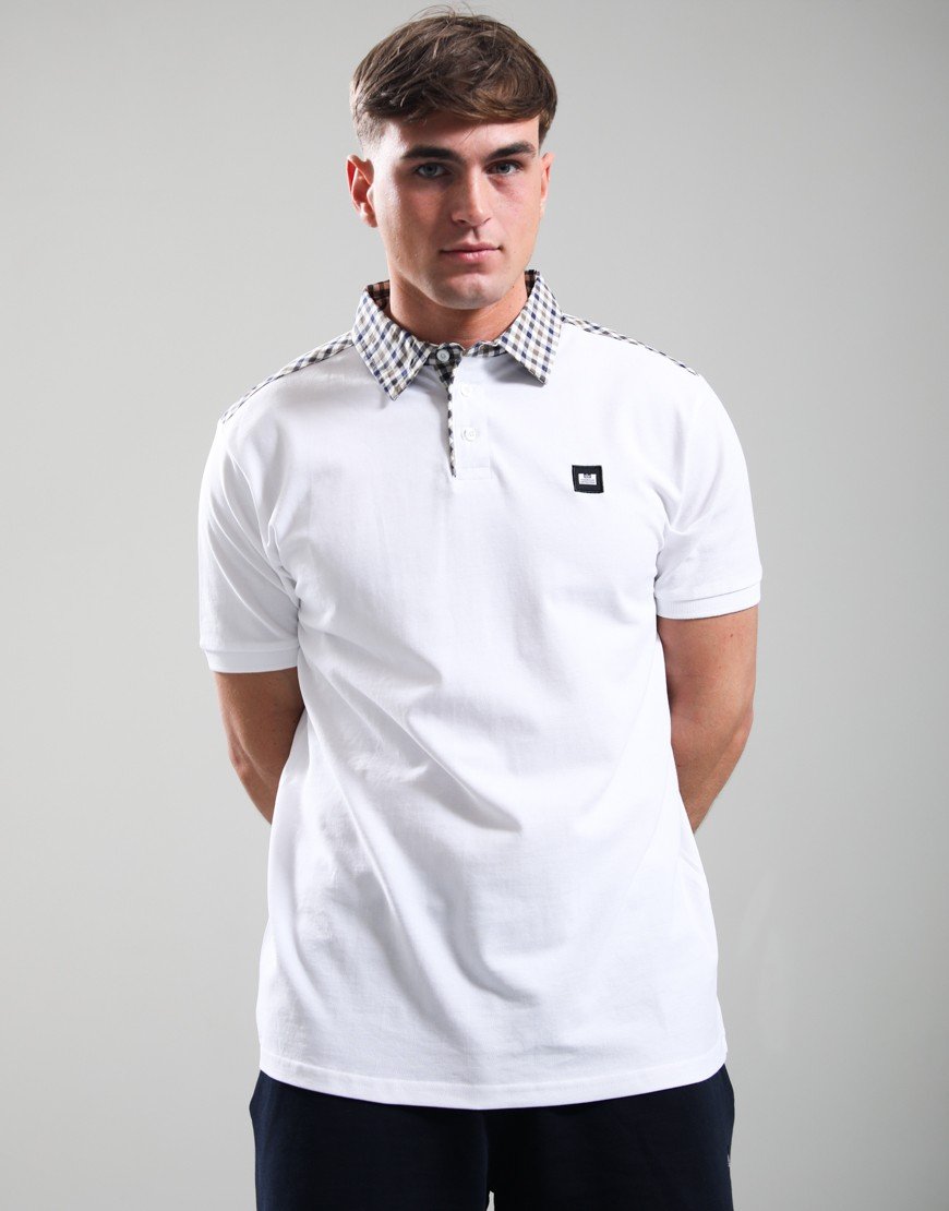 Weekend Offender Costa Polo Shirt White