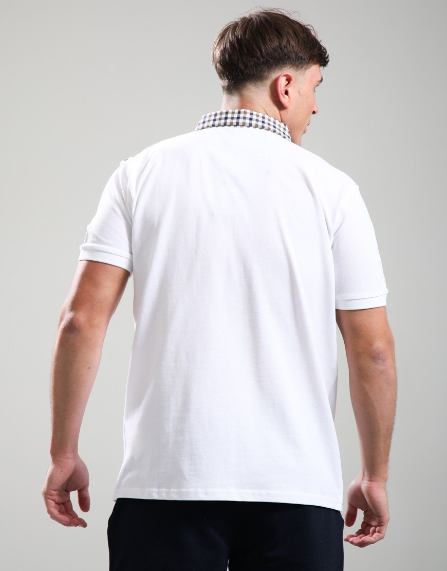 Weekend Offender Costa Polo Shirt White