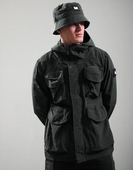 Weekend Offender Cotoca Ripstop Field Jacket Black Forest Green