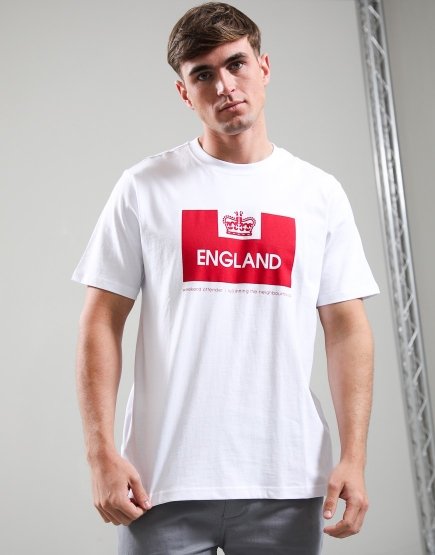 Weekend Offender England Country Series T-Shirt White
