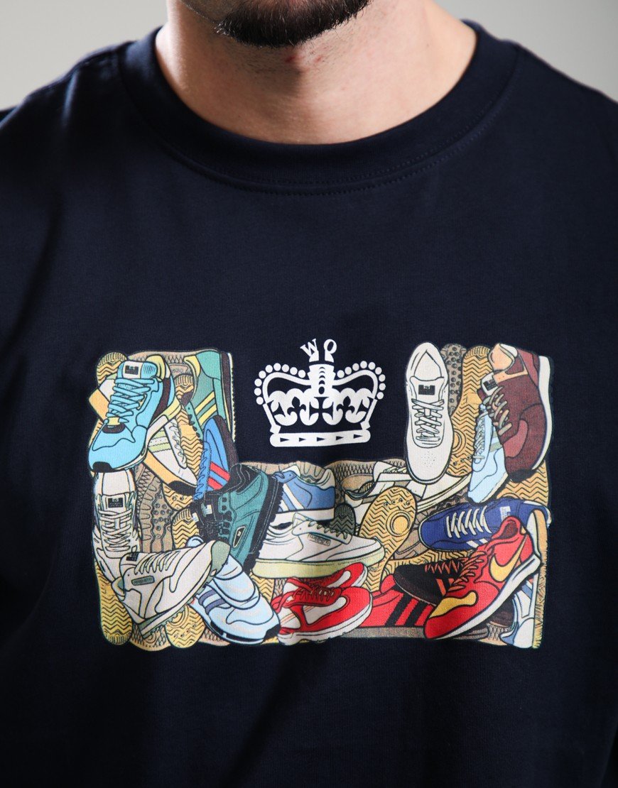 Weekend Offender D'Arblay Graphic T-Shirt Navy