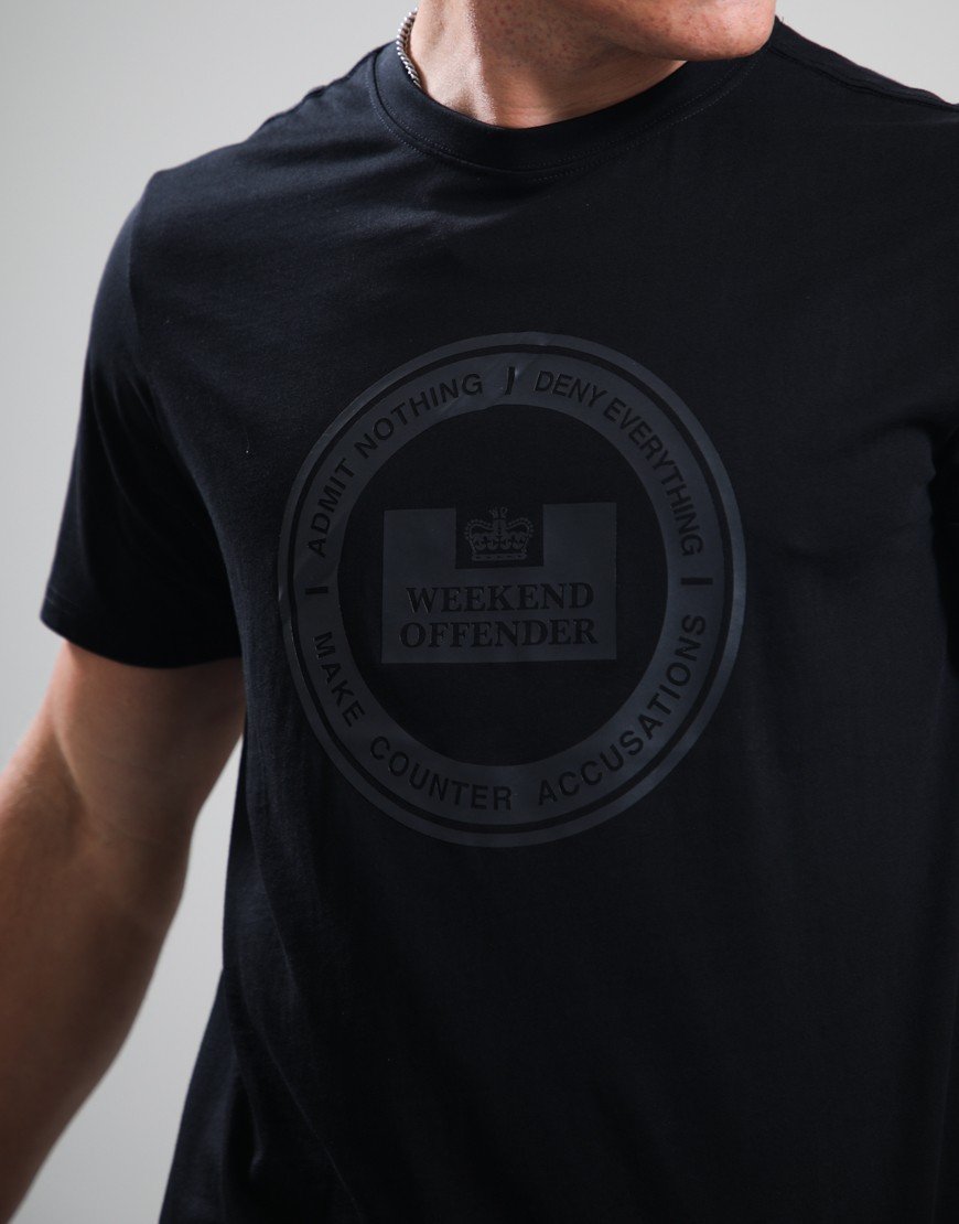 Weekend Offender Deny T-Shirt Black