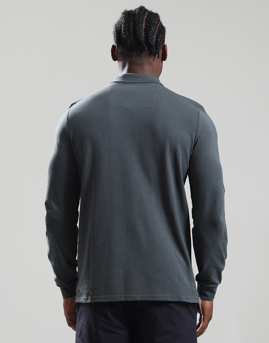 Weekend Offender Dice Long Sleeve Polo Shirt Cyclone