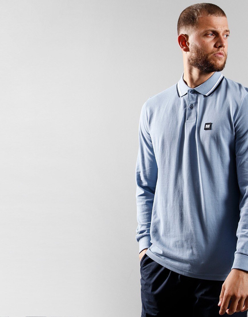 Weekend Offender Drills Polo Shirt Blue Haze