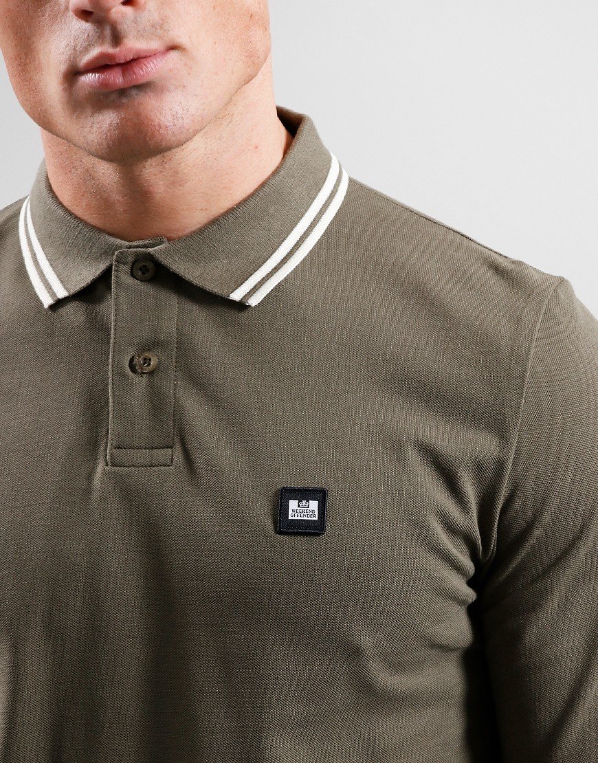 Weekend Offender Zurich Mens Milk Rugby Polo Shirt main image 1