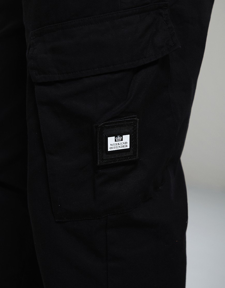 Weekend Offender Eldon Cargo Pants Black Weekend Offender Eldon Cargo Pants Black