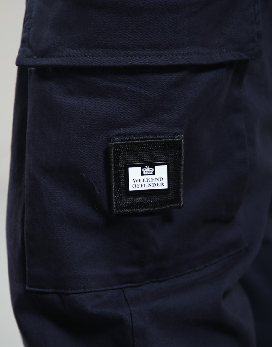 Weekend Offender Eldon Cargo Pants Navy
