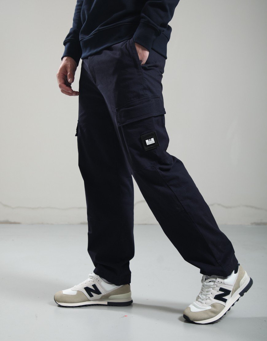 Weekend Offender Eldon Cargo Pants Navy