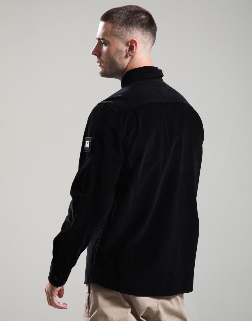 Weekend Offender Erding Cord Overshirt Black