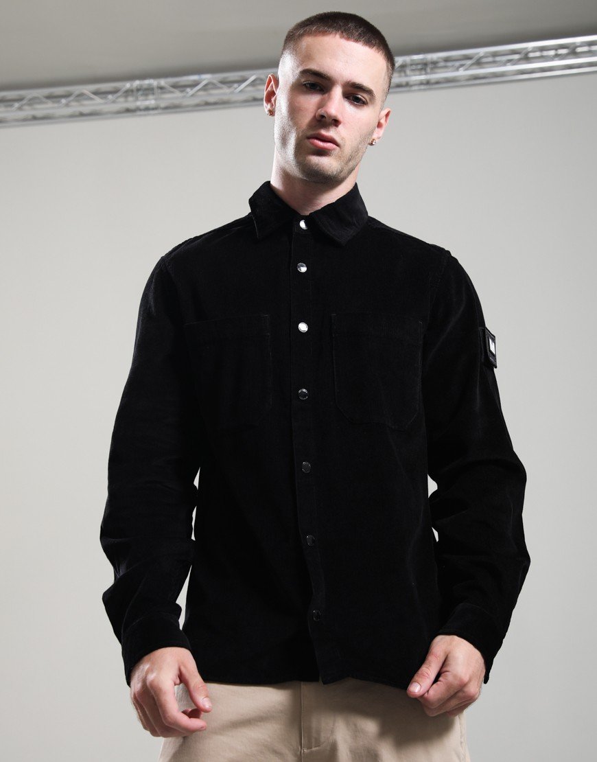 Weekend Offender Erding Cord Overshirt Black