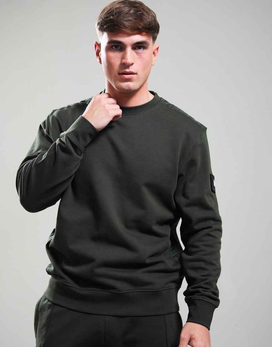Weekend Offender F Bomb Sweat Black Forest Green