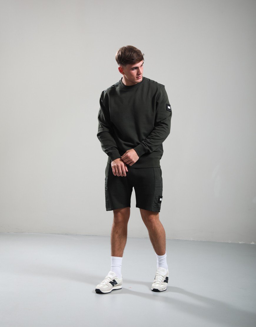 Weekend Offender F Bomb Sweat Black Forest Green