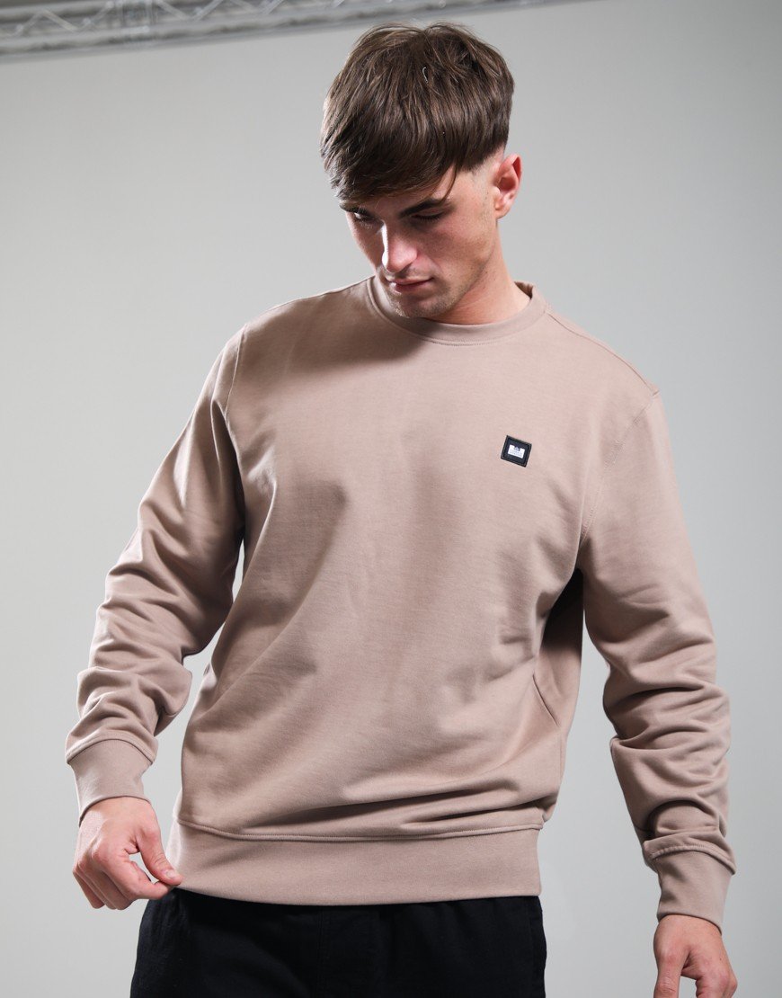 Weekend Offender Ferrer Crew Sweat Driftwood
