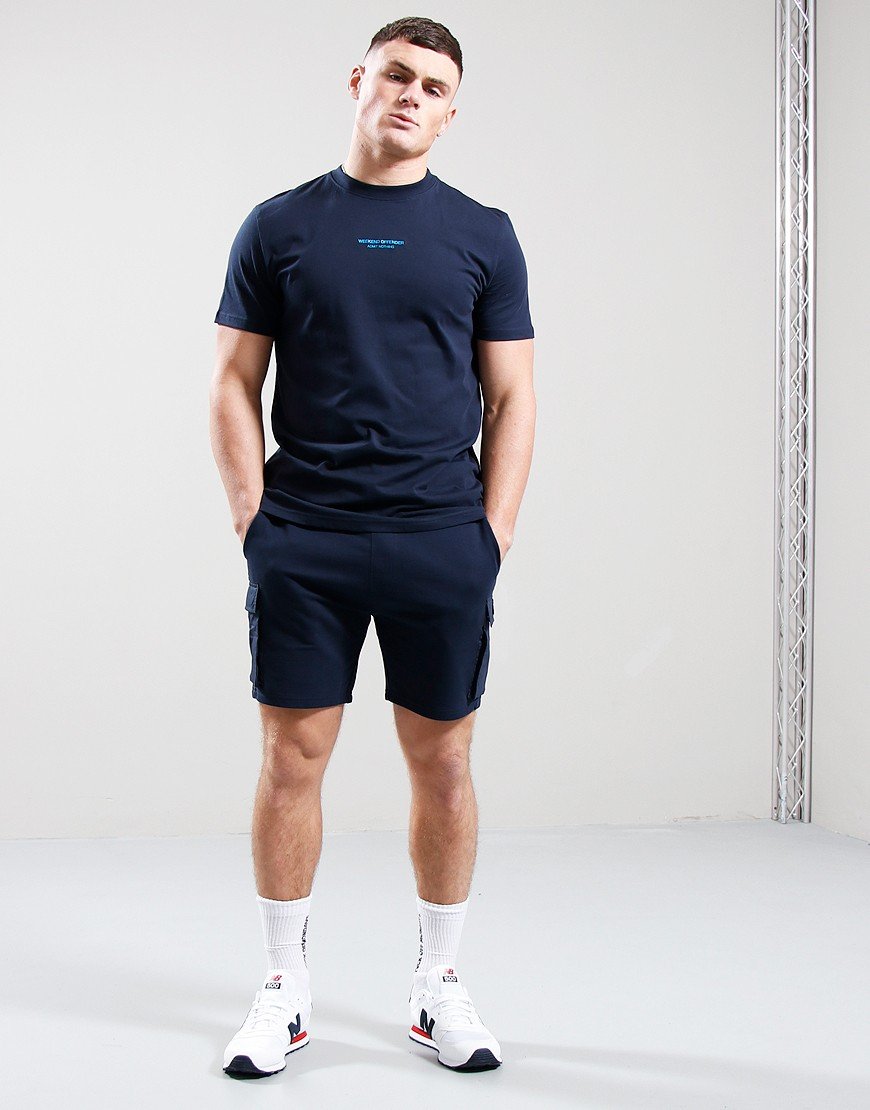 Weekend Offender Fun Factory T-Shirt Navy/Bright Aqua