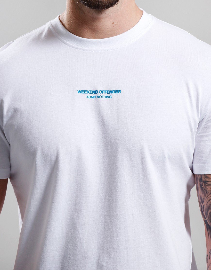 Weekend Offender Fun Factory T-Shirt White/Bright Aqua