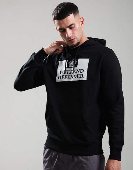 Weekend Offender Garrison Hoodie Black/Silver