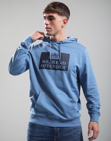 Weekend Offender Garrison Hoodie Thunder Blue/Navy