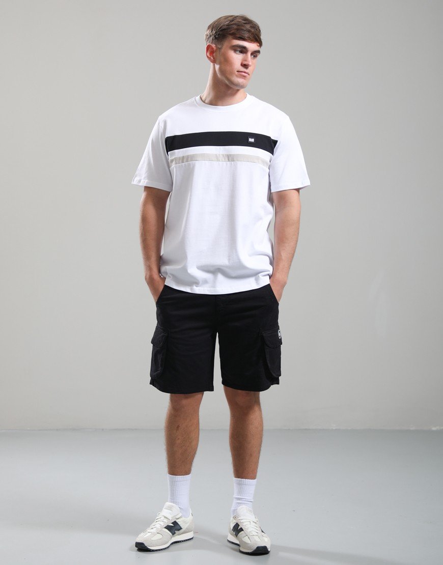 Weekend Offender Golding T-Shirt White/Greige/Black