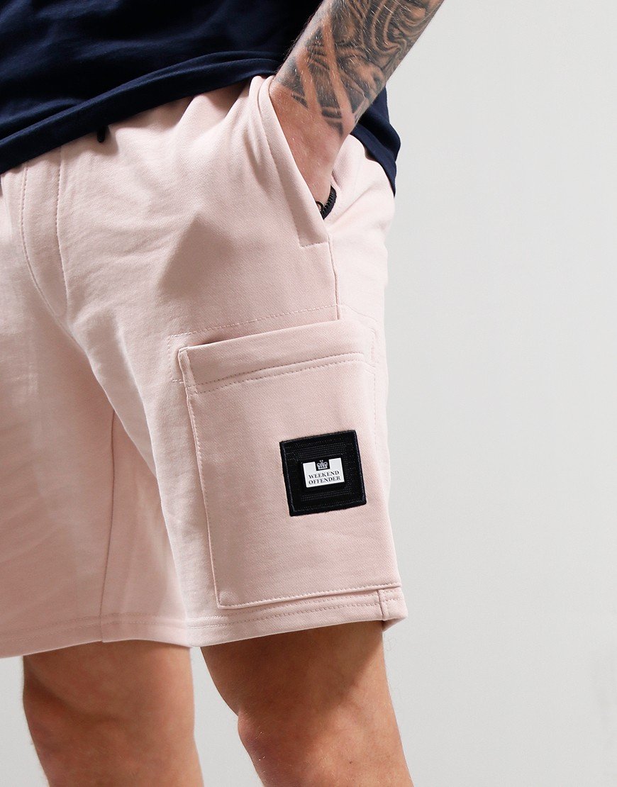 Weekend Offender Hawkins Shorts Rosewater Terraces Menswear