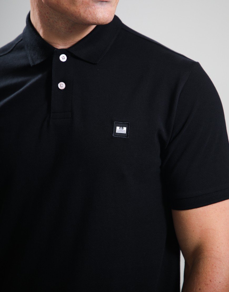 Weekend Offender Heathcote Polo Shirt Black