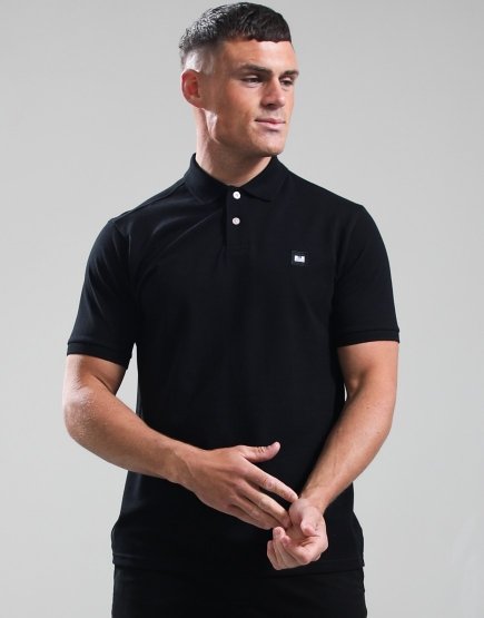 Weekend Offender Heathcote Polo Shirt Black