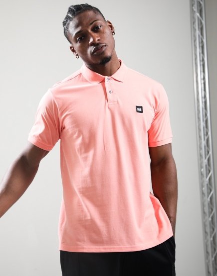 Weekend Offender Heathcote Polo Shirt Coral