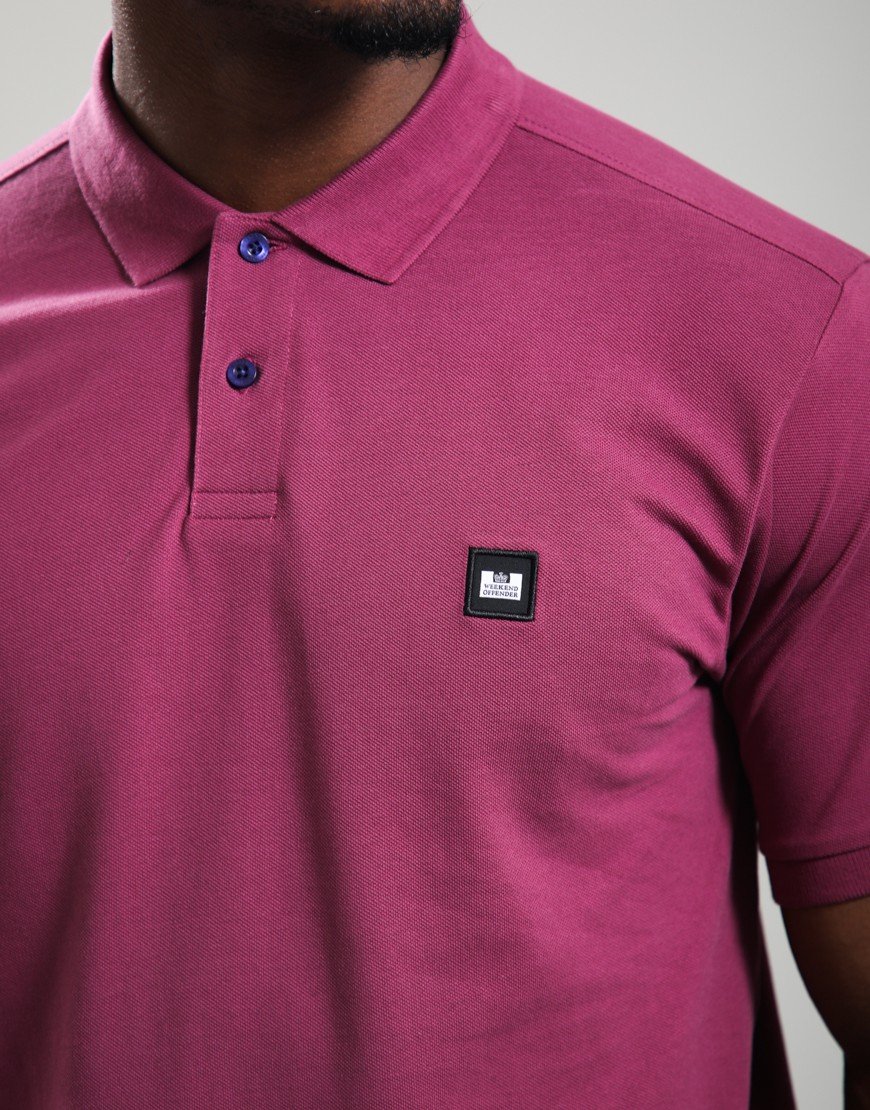 Weekend Offender Heathcote Polo Shirt Kirsch