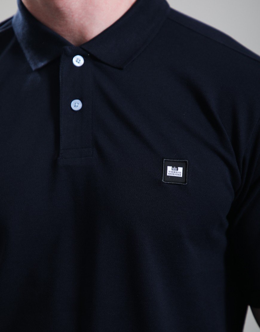 Weekend Offender Heathcote Polo Shirt Navy