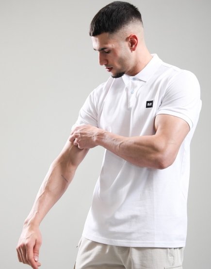 Weekend Offender Heathcote Polo Shirt White