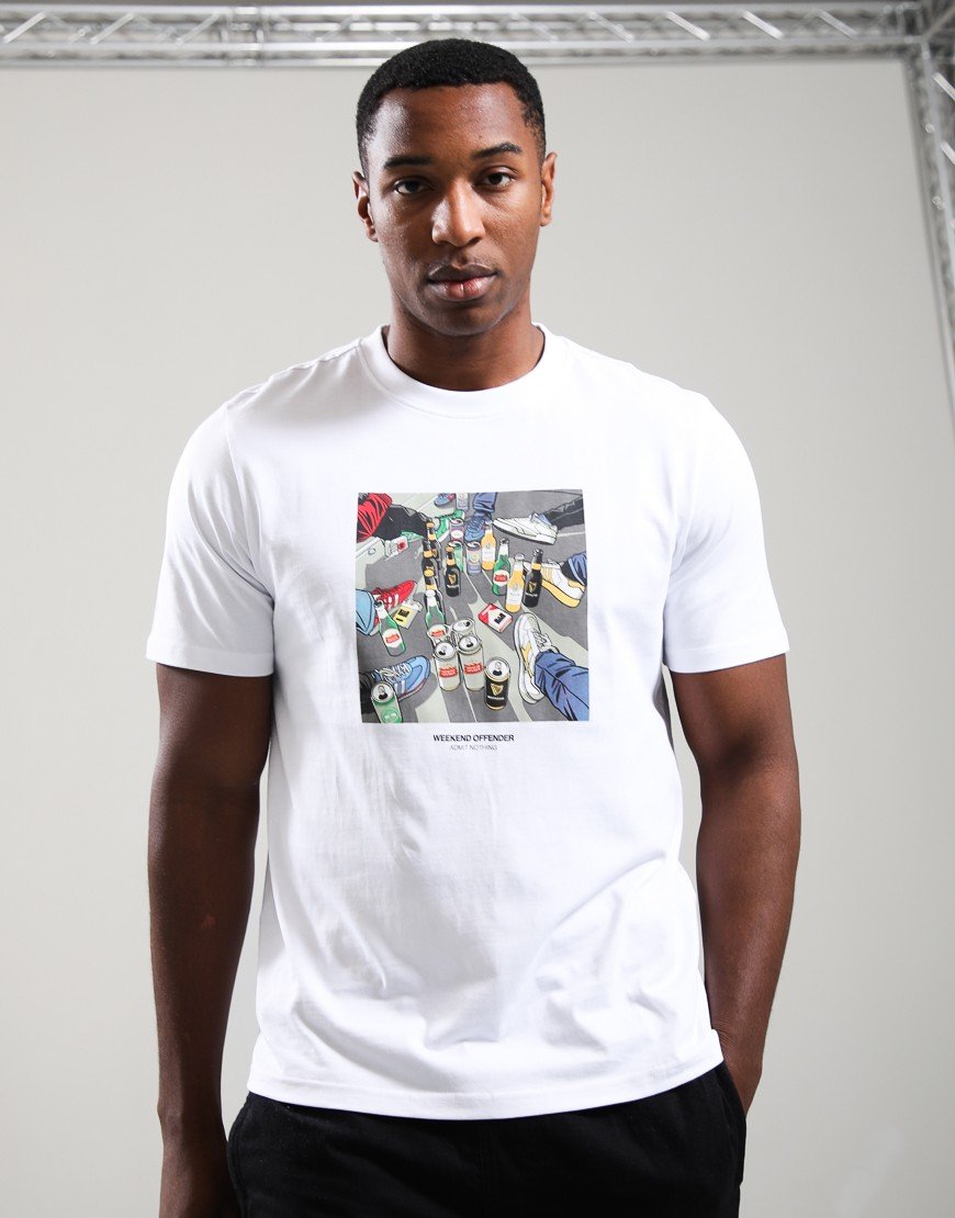 Weekend Offender Imbibo T-Shirt White