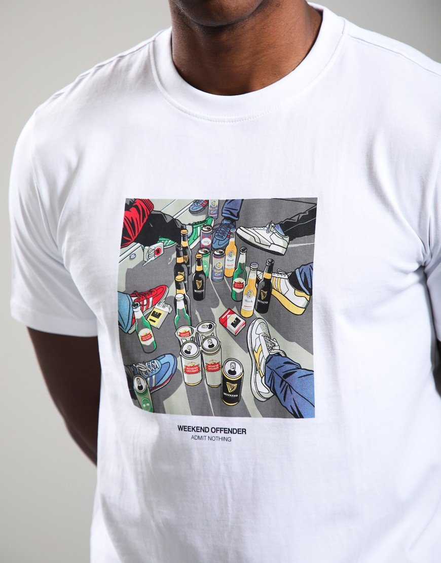 Weekend Offender Imbibo T-Shirt White