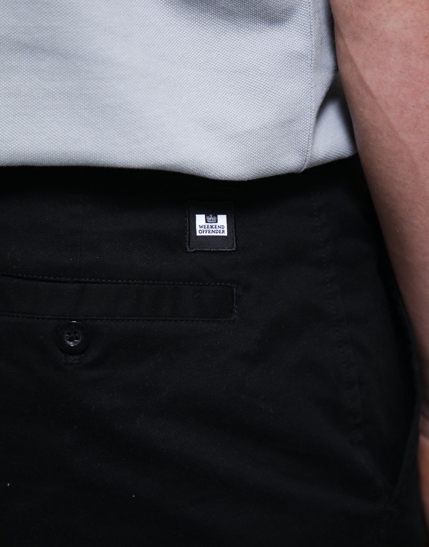 Weekend Offender Ivan Shorts Black