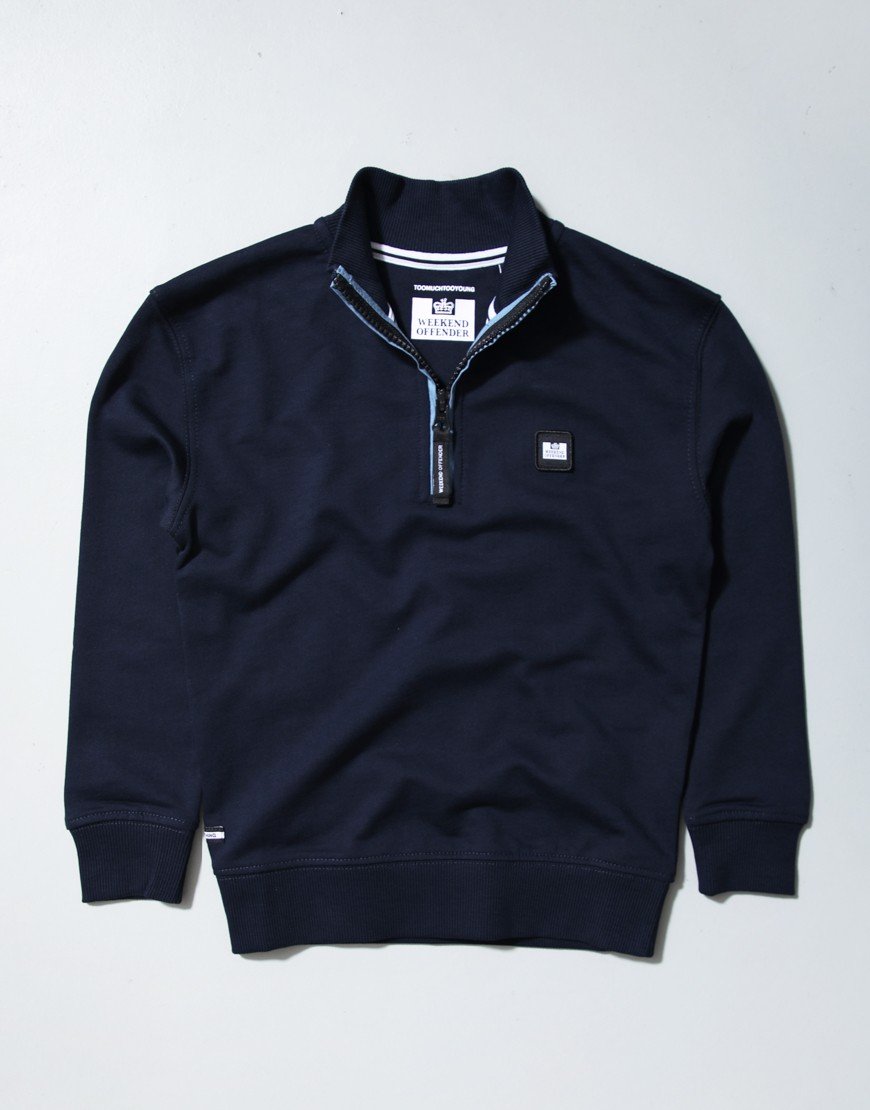 Weekend Offender Kids Alberta Sweat Navy