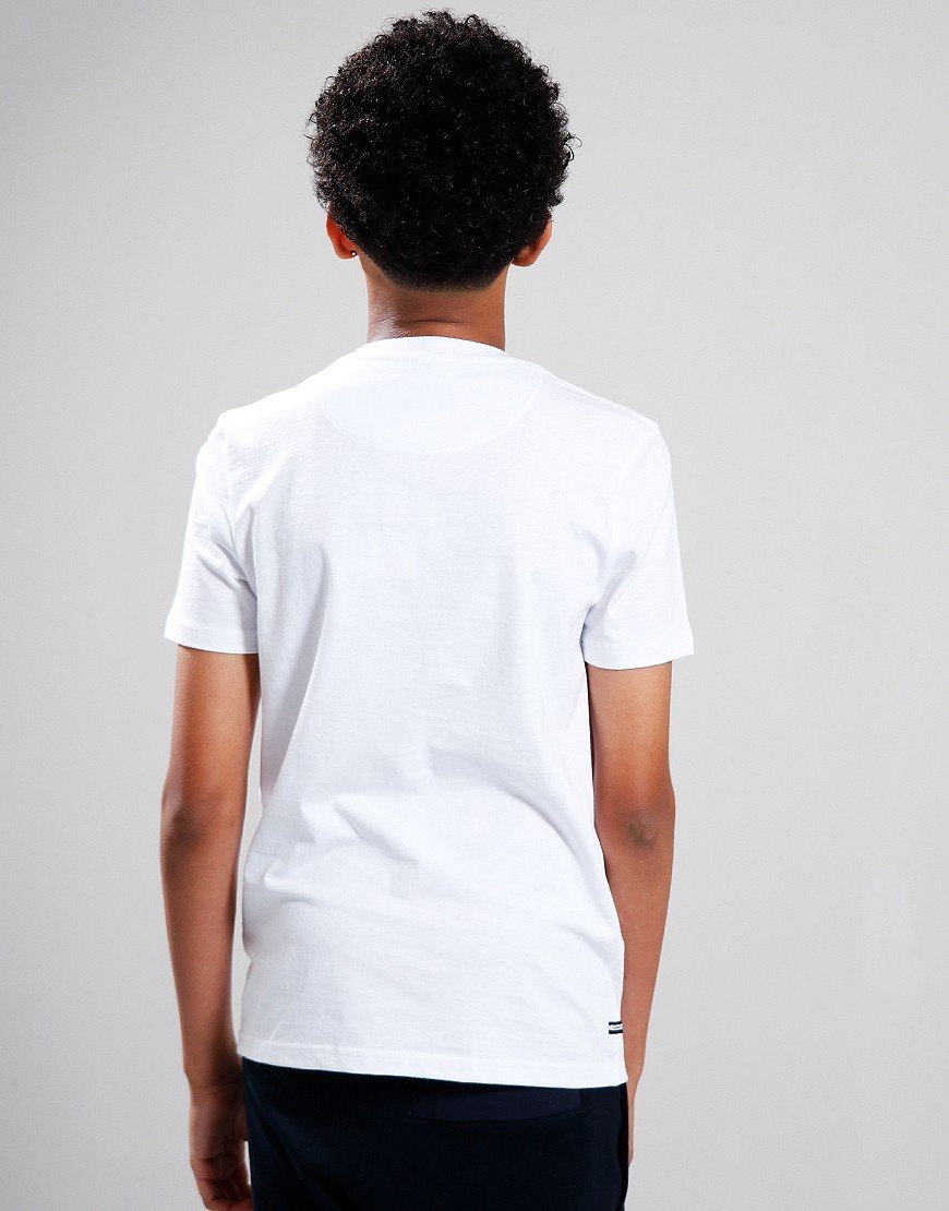 Weekend Offender Kids Bridgetown T-Shirt White/Baltic Blue