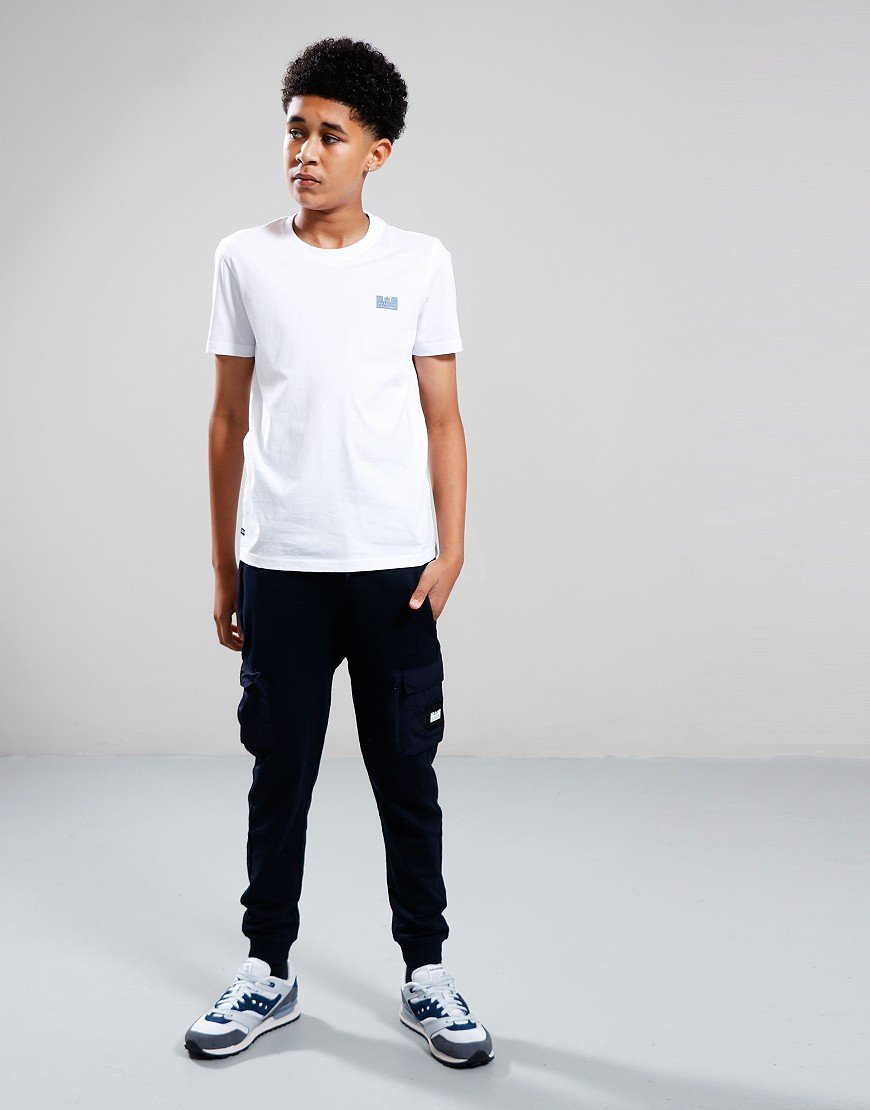 Weekend Offender Kids Bridgetown T-Shirt White/Baltic Blue