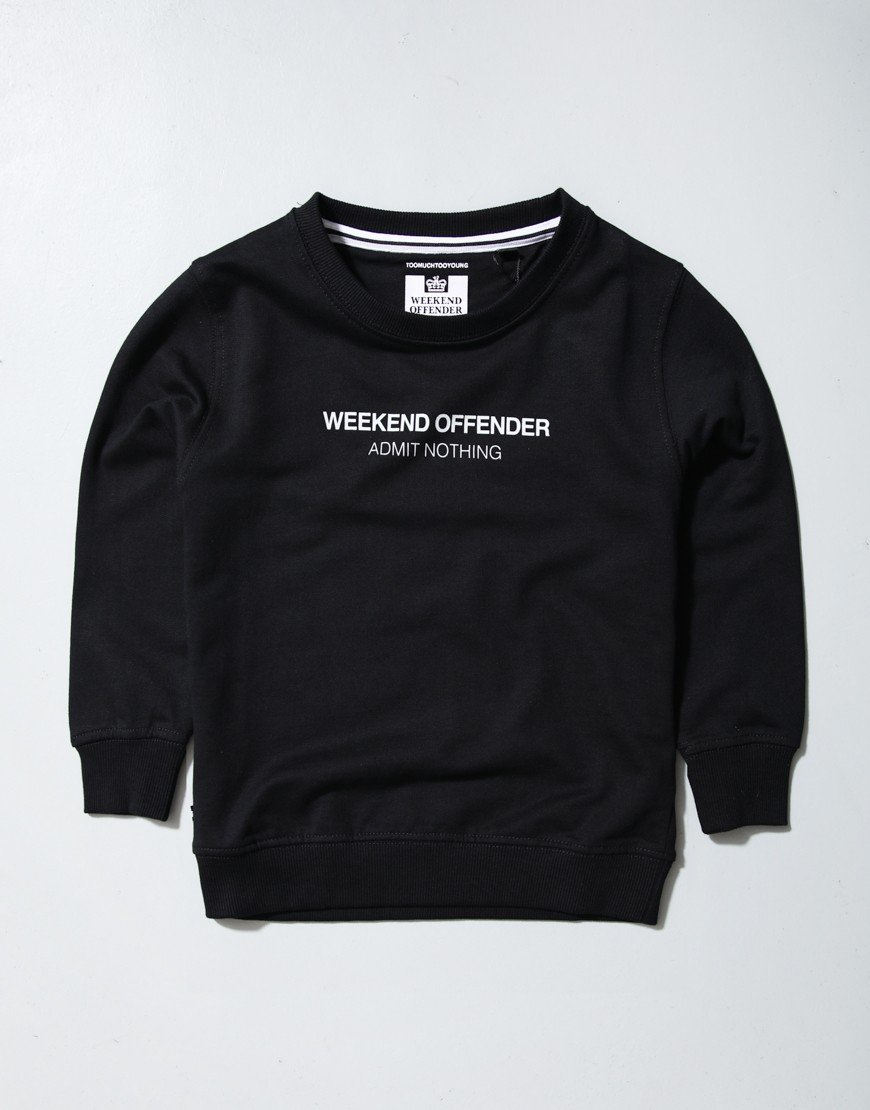 Weekend Offender Kids Matterhorn Sweat Black/Silver