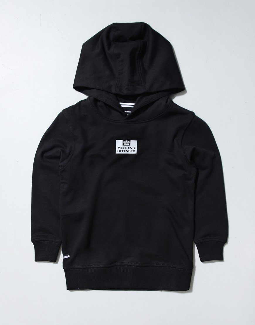 Weekend Offender Kids The Heights Hoodie Black/Silver