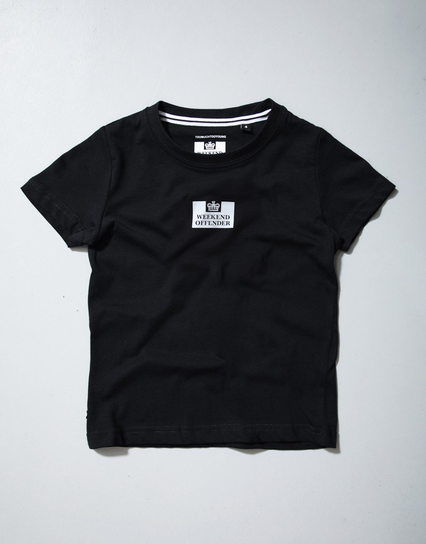 Weekend Offender Kids The Heights T-Shirt Black/Silver