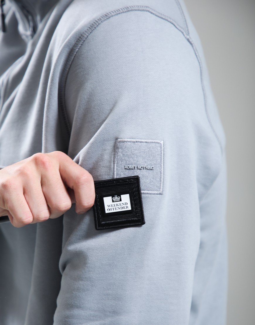 Weekend Offender Kraviz Quarter Zip Sweat Smokey