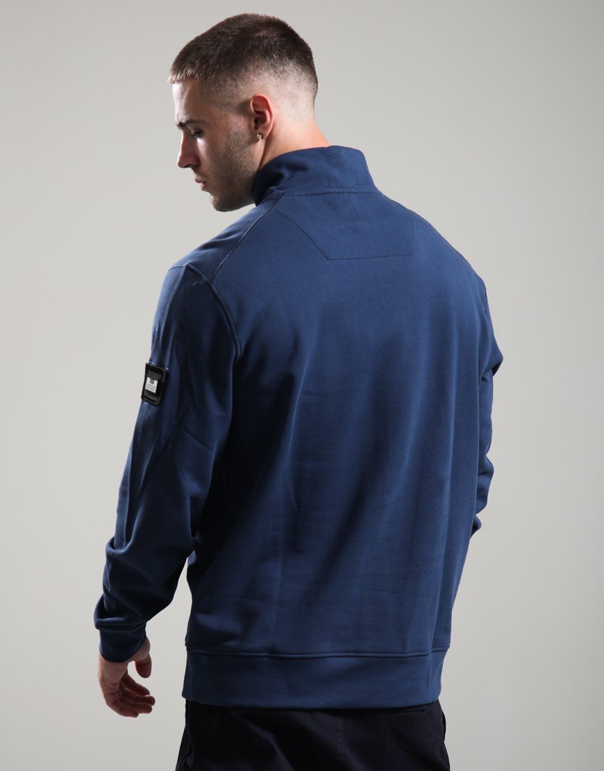 Weekend Offender Kraviz Quarter Zip Sweat Lagoon
