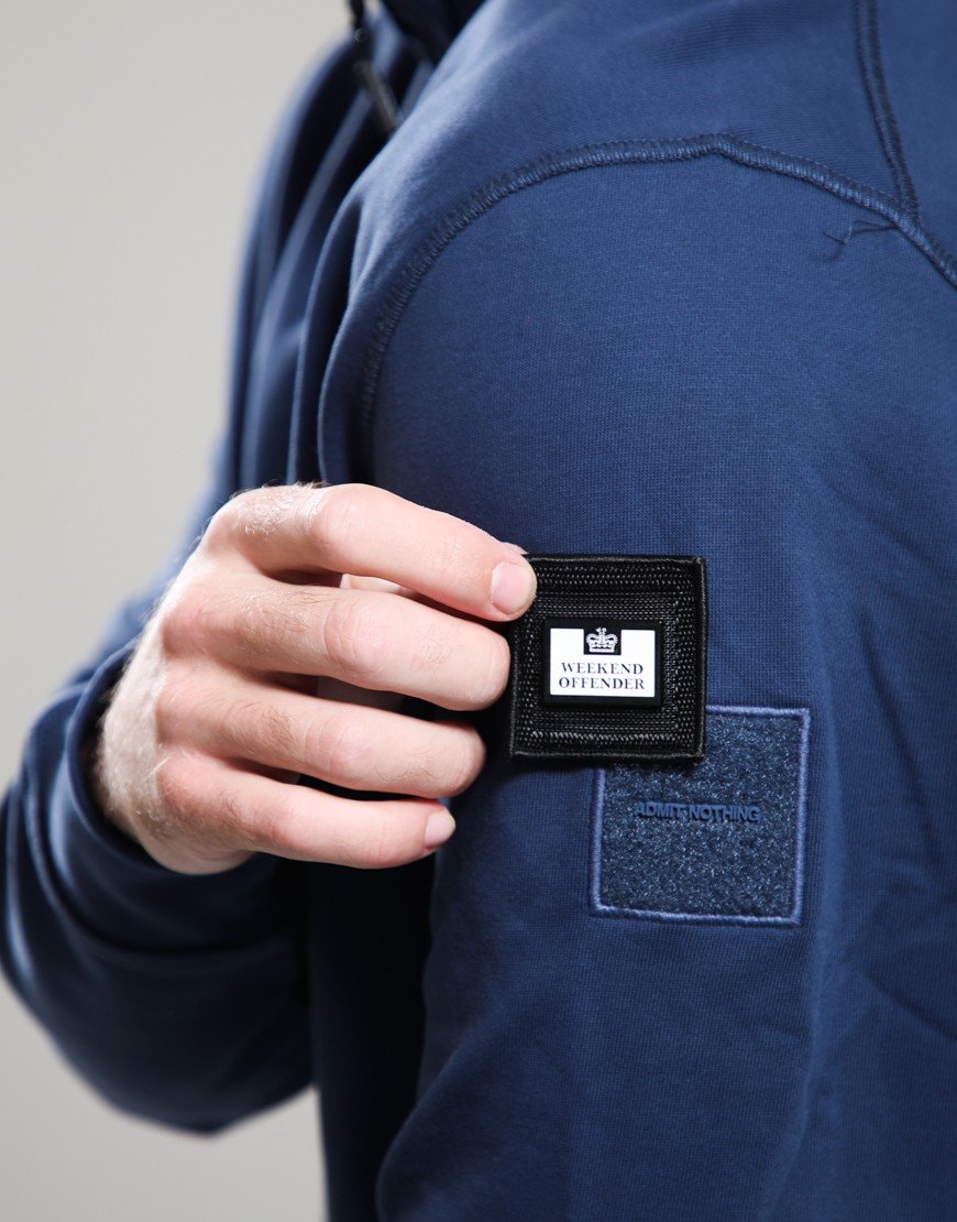 Weekend Offender Kraviz Quarter Zip Sweat Lagoon