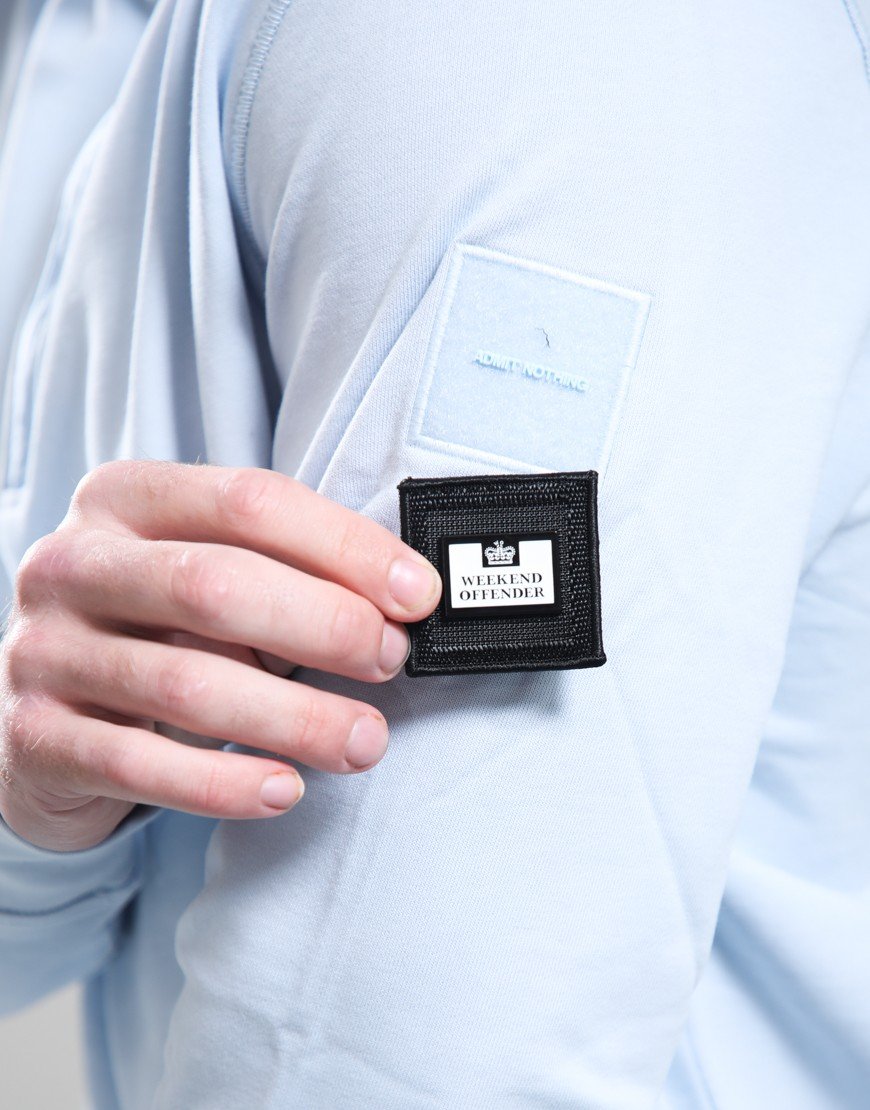 Weekend Offender Kraviz Quarter Zip Sweat Sky