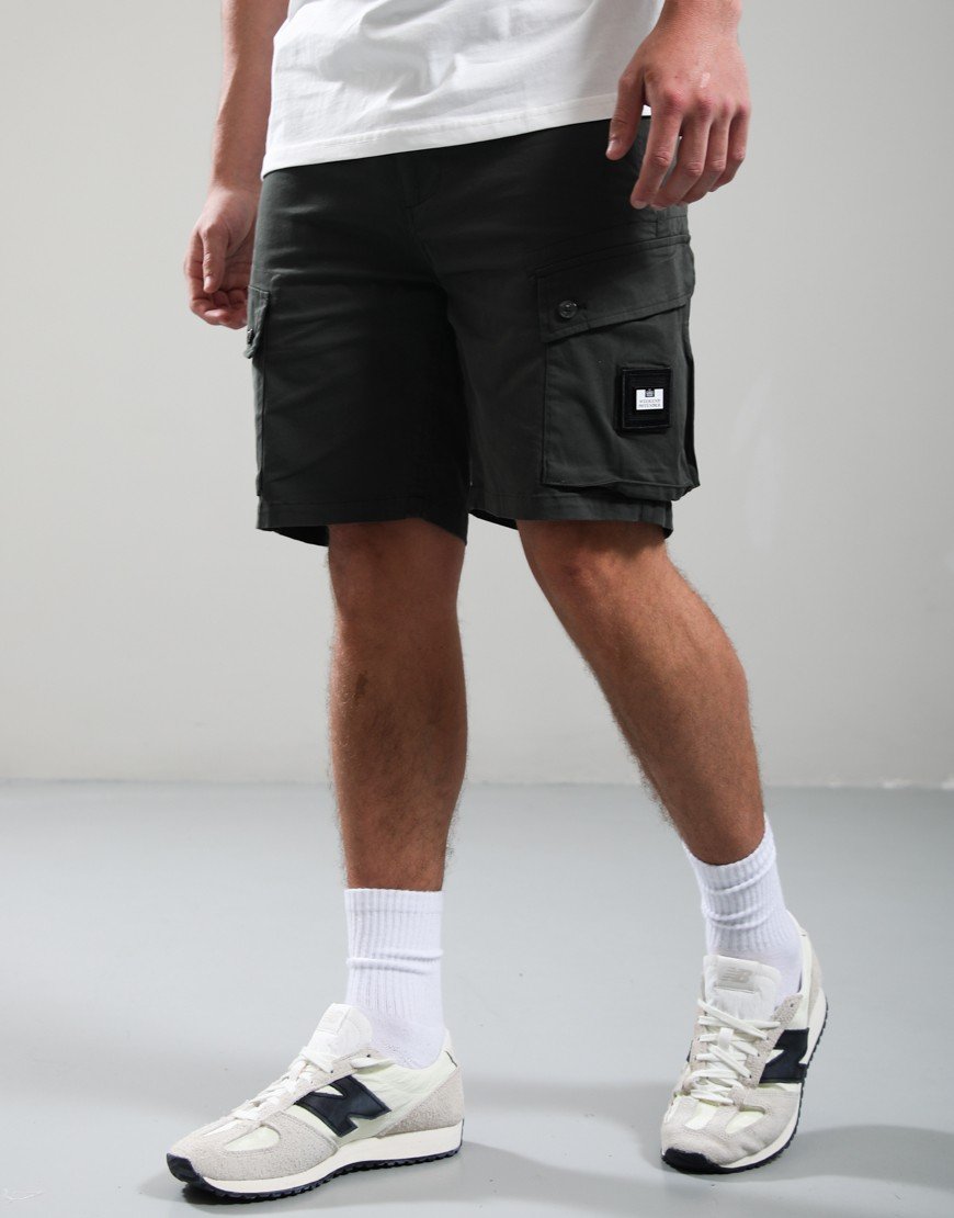 Weekend Offender Ksar Shorts Black Forest Green
