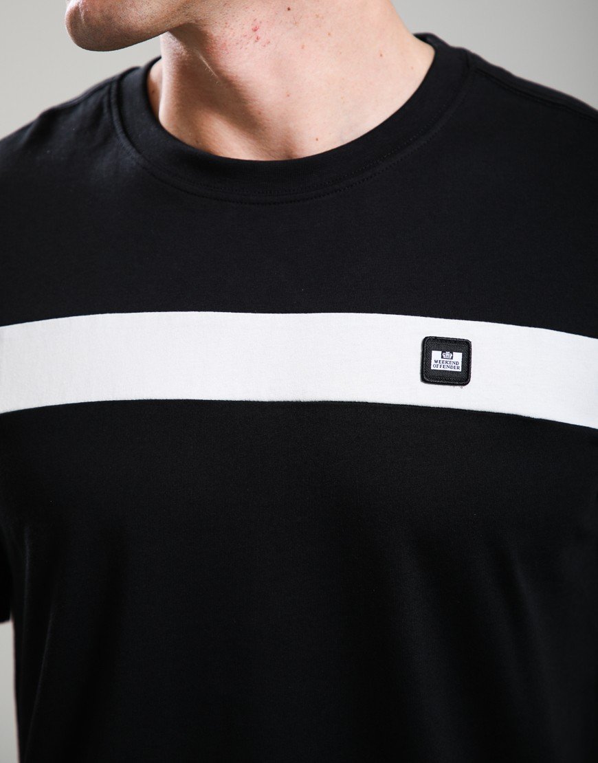Weekend Offender Le Carre T-Shirt Black/Silver/White