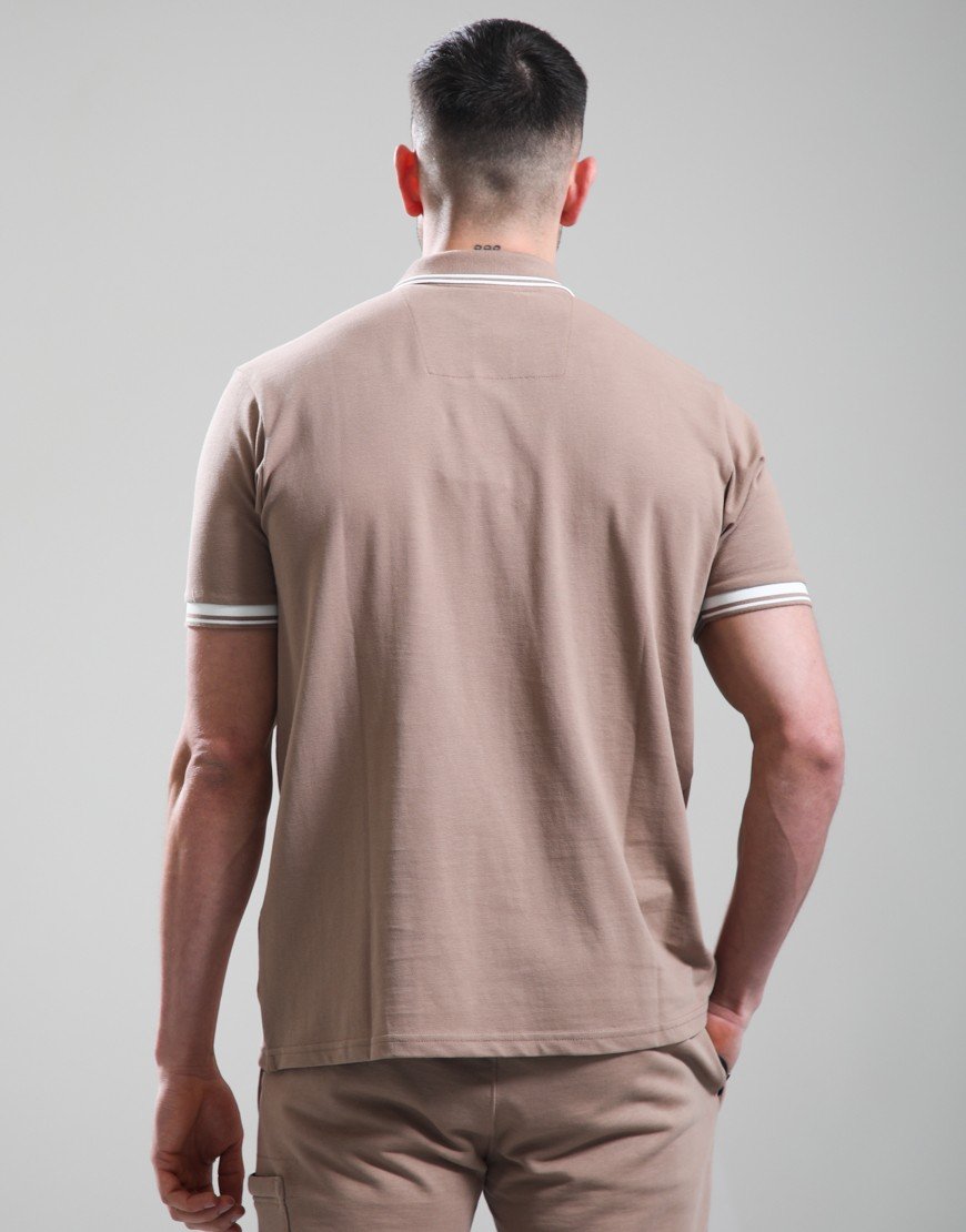 Weekend Offender Levanto Polo Shirt Driftwood/Ghost