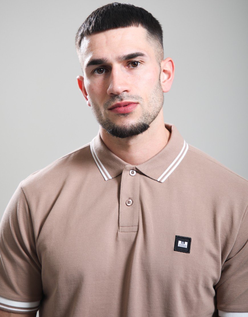 Weekend Offender Levanto Polo Shirt Driftwood/Ghost